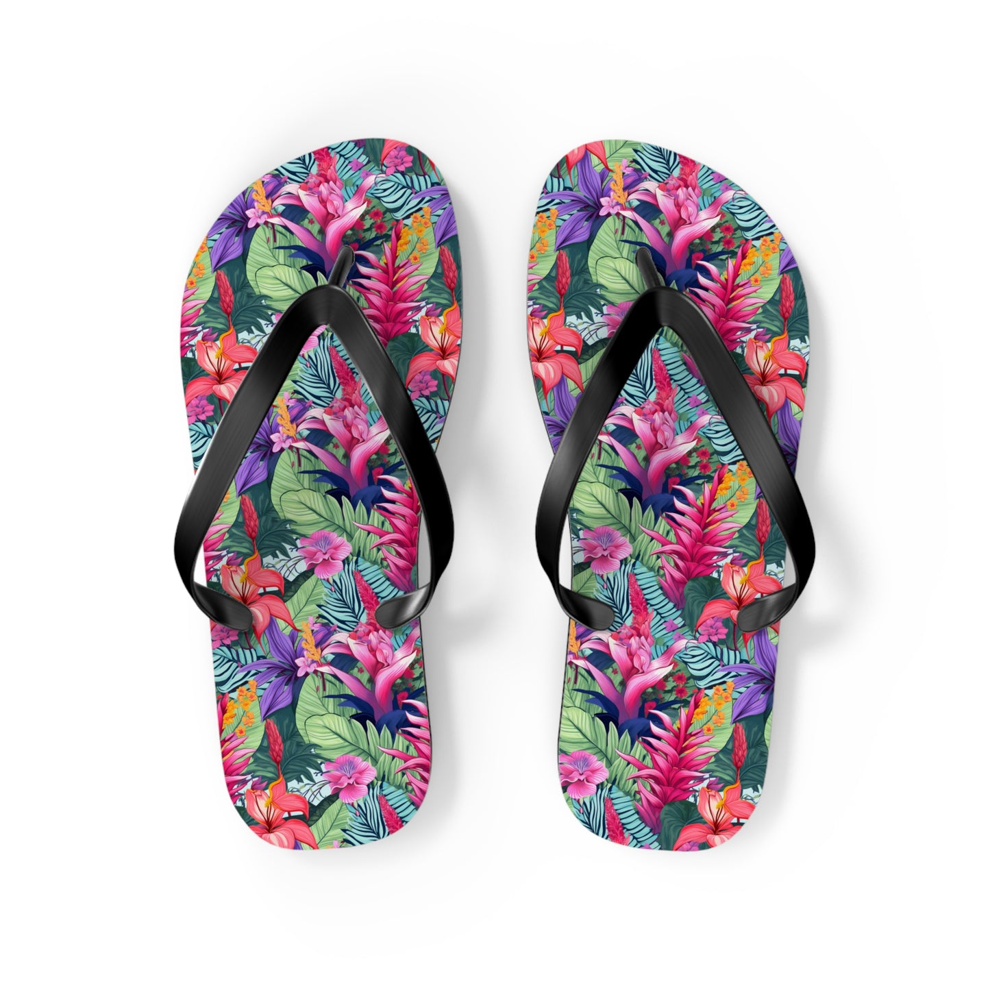 Tropical Beach Flip Flops - Butiful